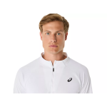 Asics Match Long Sleeve 1/2 Zip Top 2041A321-100 White 