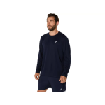 Asics Silver Long Sleeve Top 2011D244-400 Midnight Men's Tennis Shirt