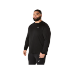 Asics Silver Long Sleeve Top 2011D244-001 Black Mens