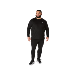 Asics Silver Long Sleeve Top 2011D244-001 Black Mens