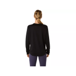 Asics Silver Long Sleeve Top 2012D149-001 Black Womens
