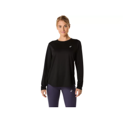Asics Silver Long Sleeve Top 2012D149-001 Black Womens