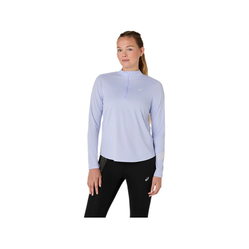 Asics Icon 1/2 Zip Long Sleeve Top 2012D364-402 Fresh Air Womens