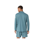 Asics Icon 1/2 Zip Long Sleeve Top 2011D459-401 Foggy Teal Mens Asics Icon 1/2 Zip Long Sleeve Top 2011D459-401 Foggy Teal Mens
