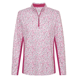 Sporte Leisure Ladies Golf Sweet Zip Longsleeve Polo  SS23LT143