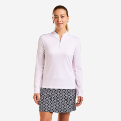 Nivo Leda Mock Long Sleeve NV2618103 White Womens
