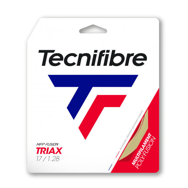 Tecnifibre Triax 1.28mm 12.2m Set Natural Tennis String
