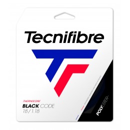 TECNIFIBRE BLACKCODE 1.18MM 12.2M SET BLACK