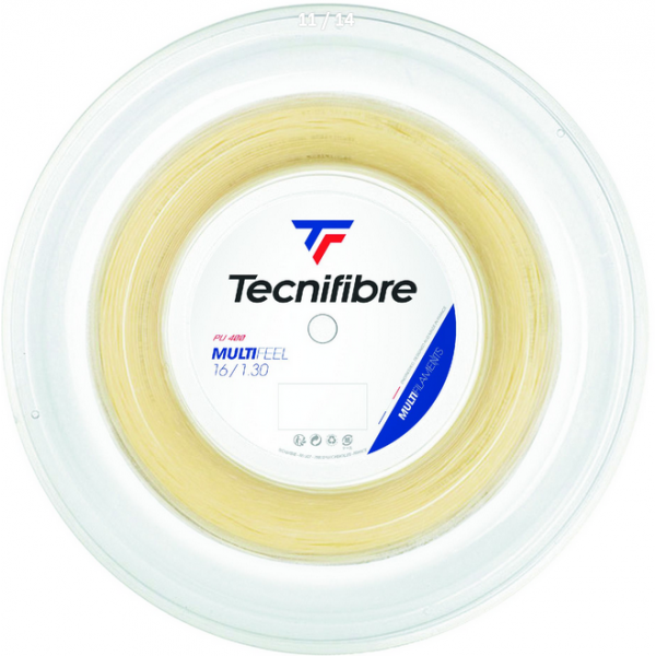 Tecnifibre Multifeel 1.30mm Natural 200m Reel Tennis String